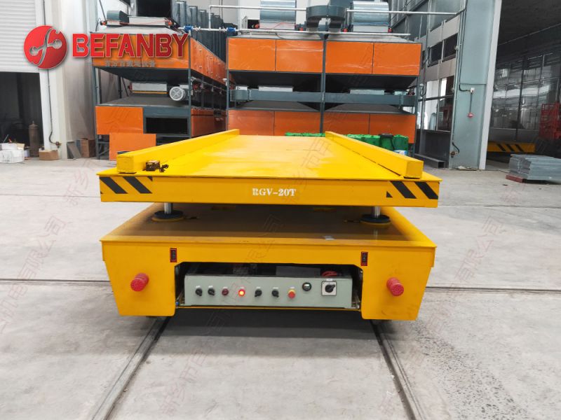 查看详情  交叉轨道电动转盘轨道平车实用案例常规工.