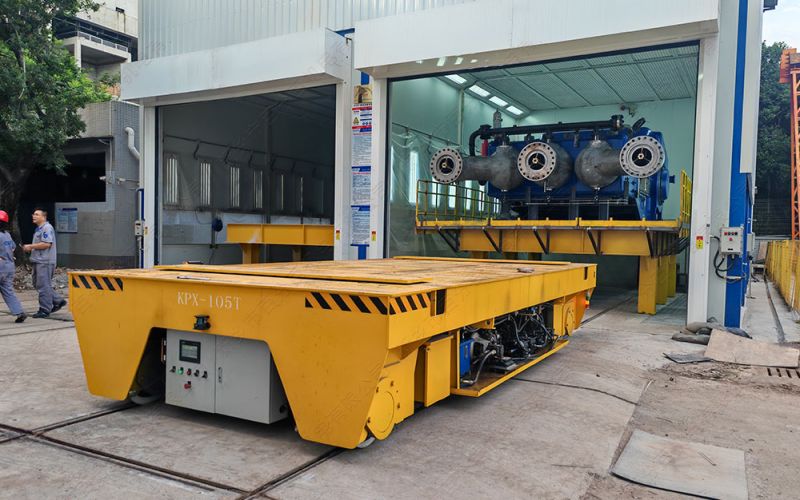 专业之选：为何喷涂行业普遍采用轨道平车进行高效周转？